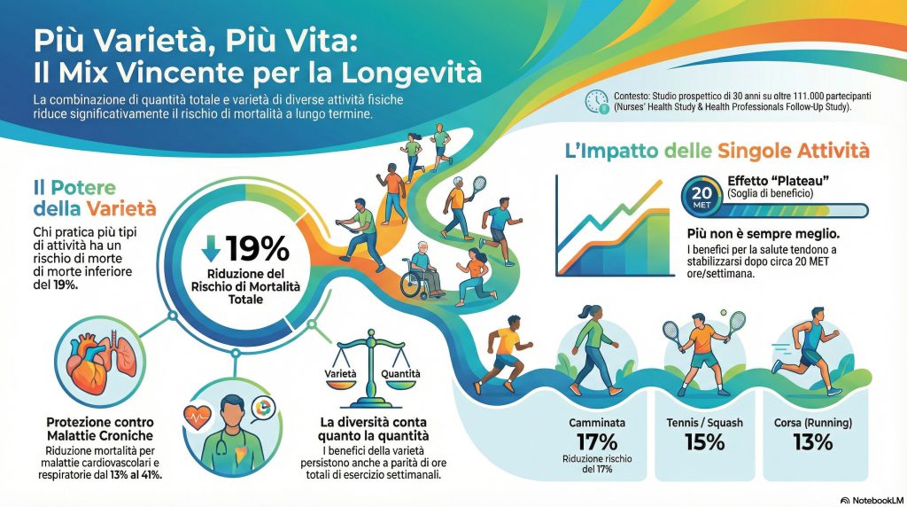 Longevità e Sport: la varietà è il segreto 1