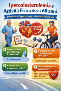 Ipercolesterolemia e attività fisica dopo i 60 anni 1 Come combattere dopo 60 anni l'ipercolesterolemia con l'attività sportiva