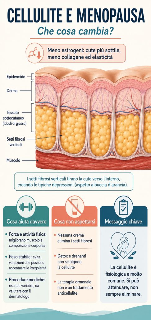 Cellulite in Menopausa: Analisi Scientifica di Cure, Rimedi ed Errori da Evitare 1 Cellulite in Menopausa: Analisi Scientifica di Cure, Rimedi ed Errori da Evitare 1